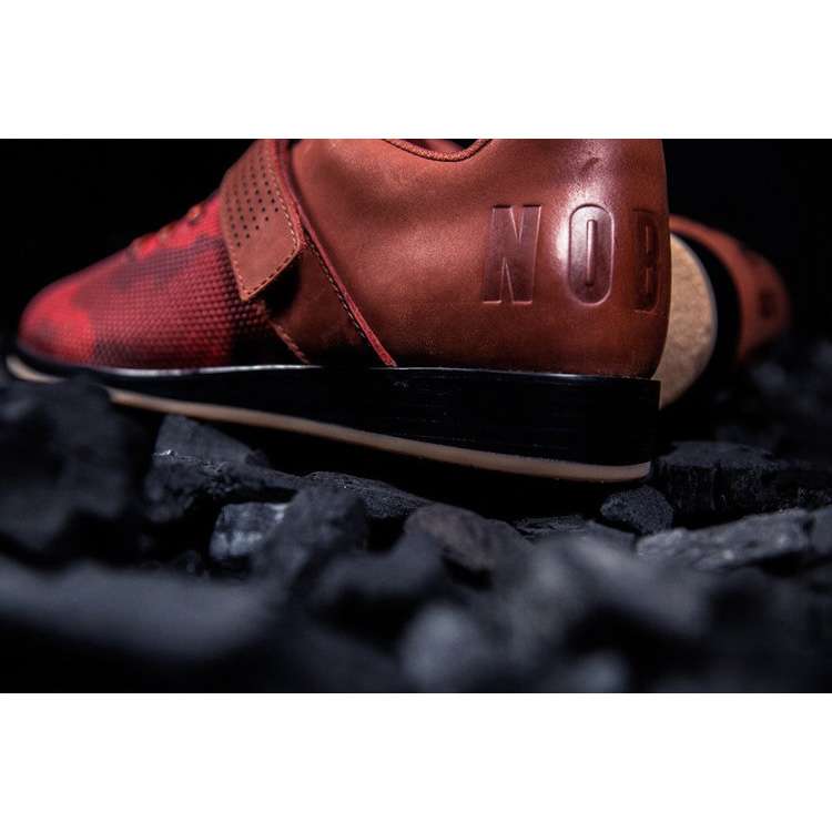 Tenis Halterofilia Nobull Fire Camo Lifter Hombre Naranjas | MX-33219