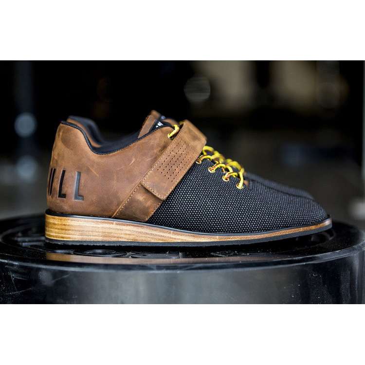 Tenis Halterofilia Nobull Lifter Hombre Negros Naranjas | MX-80859