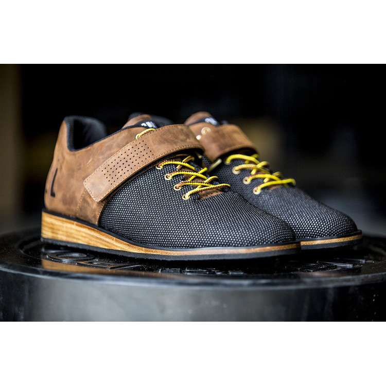 Tenis Halterofilia Nobull Lifter Hombre Negros Naranjas | MX-80859