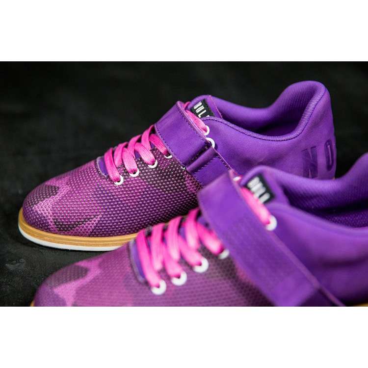 Tenis Halterofilia Nobull Purple Camo Lifter Mujer Morados | MX-29099