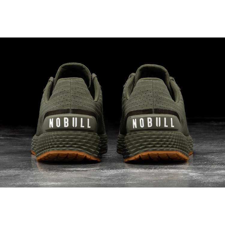 Tenis Para Correr Nobull Army Gum Ripstop Runner Hombre Verdes | MX-32131