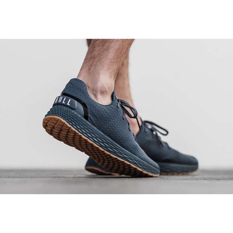 Tenis Para Correr Nobull Navy Gum Ripstop Runner Hombre Azul Marino | MX-39679