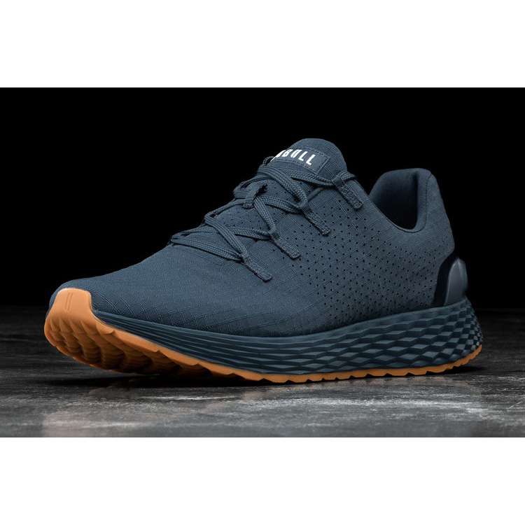 Tenis Para Correr Nobull Navy Gum Ripstop Runner Hombre Azul Marino | MX-39679