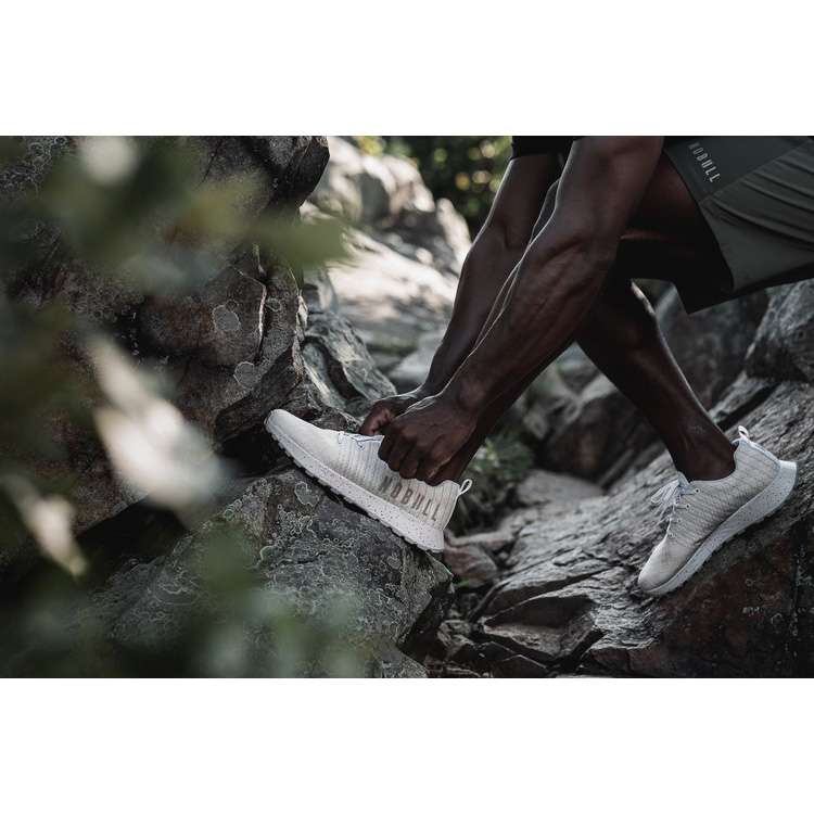 Tenis Para Correr Nobull White Matryx® Trail Runner Hombre Blancos | MX-66727