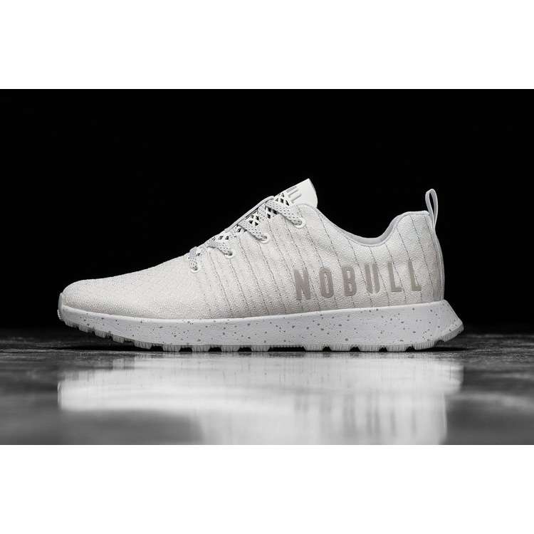 Tenis Para Correr Nobull White Matryx® Trail Runner Hombre Blancos | MX-66727