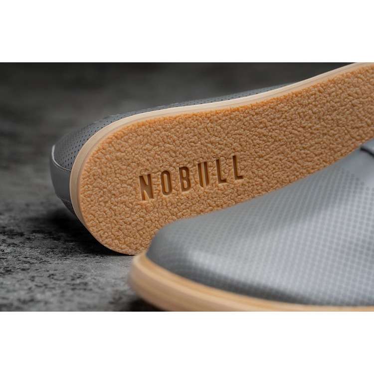 Zapatos de Vestir Nobull Grey Cuero Hombre Grises | MX-78074