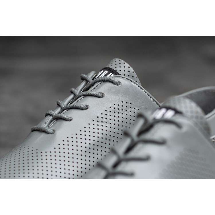 Zapatos de Vestir Nobull Grey Cuero Hombre Grises | MX-78074