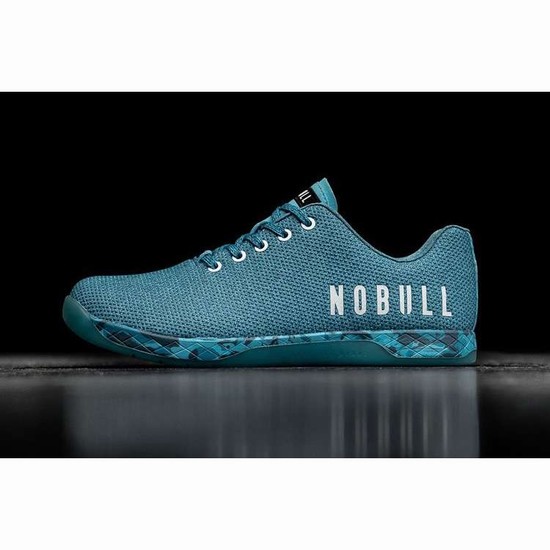 Tenis Deportivos Nobull Agua Heather Trainer Hombre Azules | MX-88972