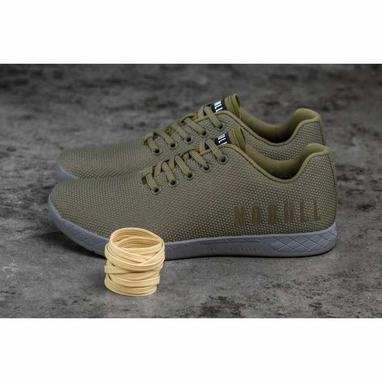Tenis Deportivos Nobull Army Grey Trainer Hombre Verde Oliva | MX-24345