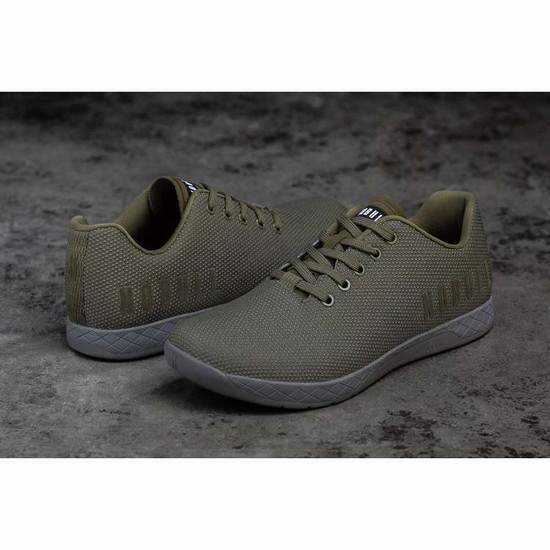 Tenis Deportivos Nobull Army Grey Trainer Mujer Verdes | MX-83833