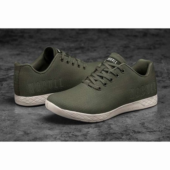 Tenis Deportivos Nobull Army Ivory Trainer Mujer Verde Oliva | MX-82366