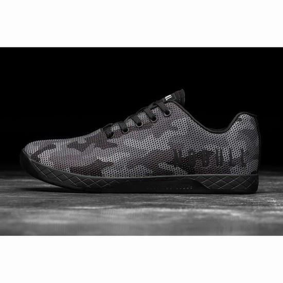 Tenis Deportivos Nobull Black Camo Trainer Hombre Grises | MX-93331