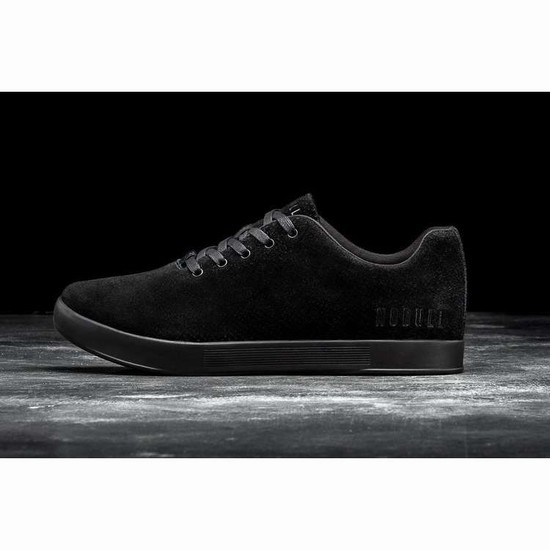 Tenis Deportivos Nobull Black Gamuza Trainer Hombre Negros | MX-63462