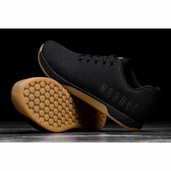 Tenis Deportivos Nobull Black Gum Trainer Hombre Negros | MX-52418
