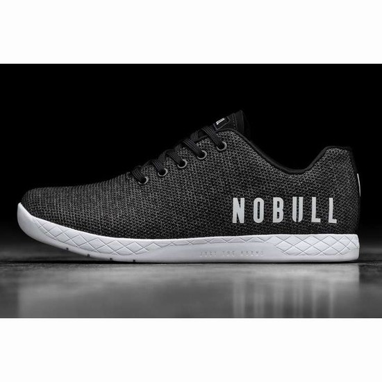 Tenis Deportivos Nobull Black Heather Trainer Mujer Negros | MX-28553