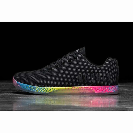 Tenis Deportivos Nobull Black Neon Glitch Trainer Hombre Negros Multicolor | MX-26907