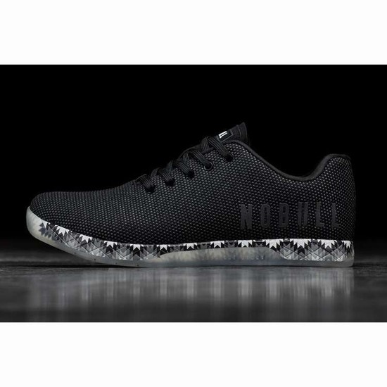 Tenis Deportivos Nobull Black Patchwork Trainer Hombre Negros | MX-81691