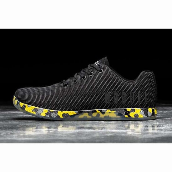 Tenis Deportivos Nobull Black Radial Trainer Hombre Negros Amarillos | MX-62094