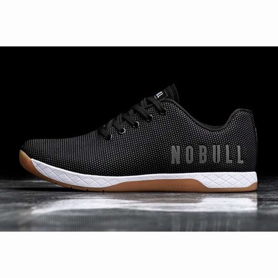 Tenis Deportivos Nobull Black White Gum Trainer Mujer Negros | MX-37276