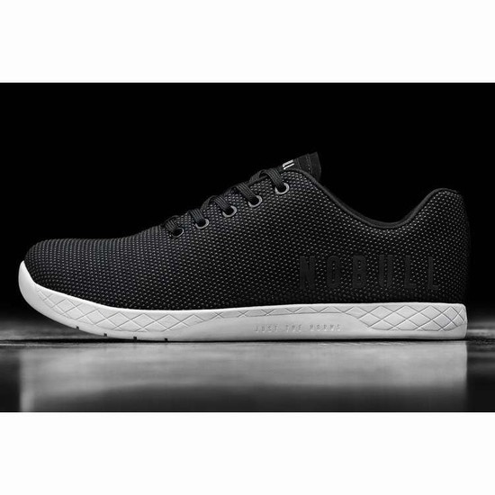 Tenis Deportivos Nobull Black White Trainer Hombre Negros | MX-35771