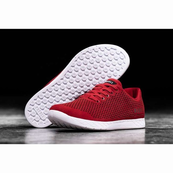 Tenis Deportivos Nobull Carreras Red Gamuza Trainer Hombre Rojos | MX-45098