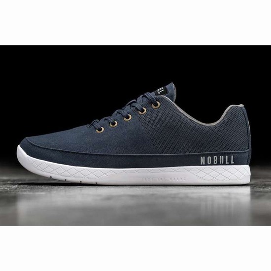 Tenis Deportivos Nobull Dark Denim Lona Trainer Hombre Azules | MX-73473