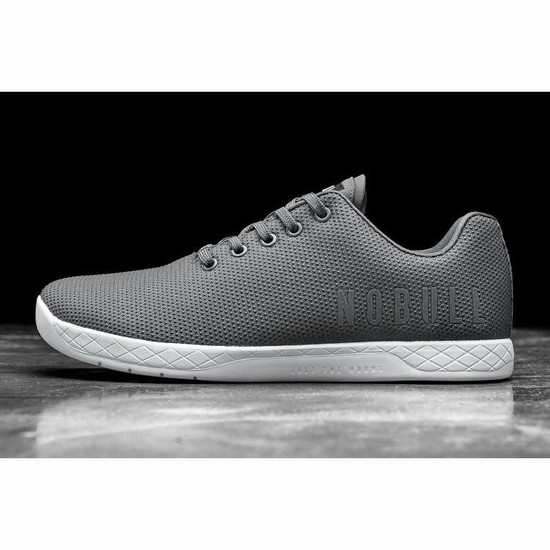 Tenis Deportivos Nobull Dark Grey White Trainer Mujer Grises | MX-57444