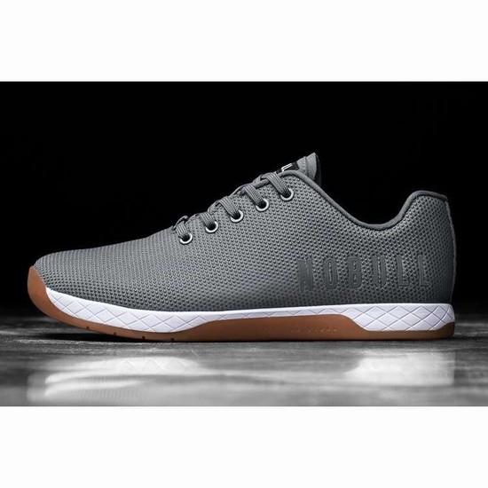 Tenis Deportivos Nobull Dark Grey White Gum Trainer Mujer Grises Blancos Marrom | MX-60866