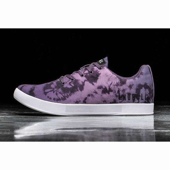 Tenis Deportivos Nobull Dark Wisteria Tie-dye Lona Trainer Hombre Morados Negros | MX-16635