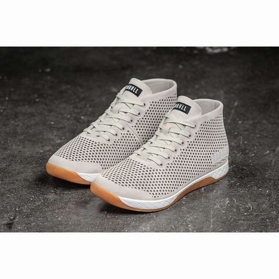 Tenis Deportivos Nobull Dust Gamuza Mid Trainer Mujer Beige | MX-30901