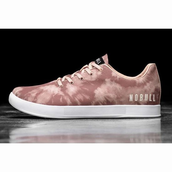 Tenis Deportivos Nobull Dusty Rose Tie-dye Lona Trainer Mujer Coral | MX-79804