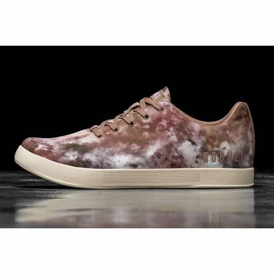 Tenis Deportivos Nobull Earth Tie-dye Lona Trainer Hombre Rosas | MX-10148