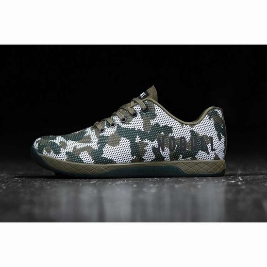 Tenis Deportivos Nobull Field Camo Trainer Mujer Blancos Verdes | MX-20741