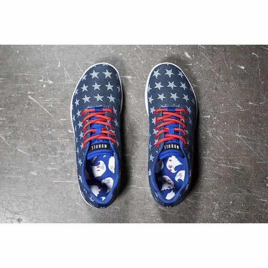 Tenis Deportivos Nobull Flag Trainer Mujer Azules Blancos | MX-60408