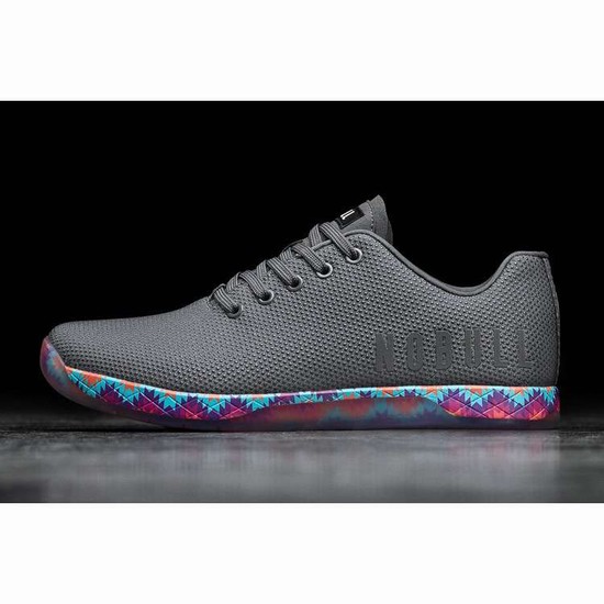 Tenis Deportivos Nobull Grey Patchwork Trainer Hombre Negros Azules Rojos | MX-59504