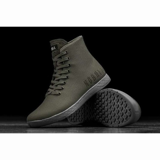 Tenis Deportivos Nobull High-top Army Grey Trainer Mujer Verde Oliva | MX-76101