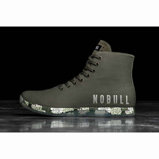 Tenis Deportivos Nobull High-top Army Succulent Trainer Hombre Verde Oliva | MX-14979