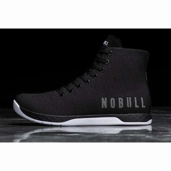 Tenis Deportivos Nobull High-top Black And White Trainer Hombre Negros | MX-88673