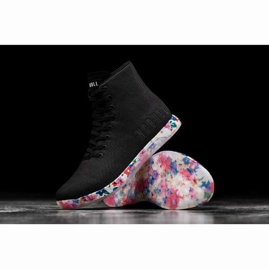 Tenis Deportivos Nobull High-top Black Daisy Trainer Hombre Negros Multicolor | MX-22716