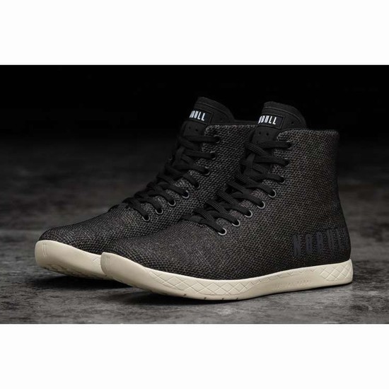 Tenis Deportivos Nobull High-top Black Heather Trainer Mujer Negros | MX-93746