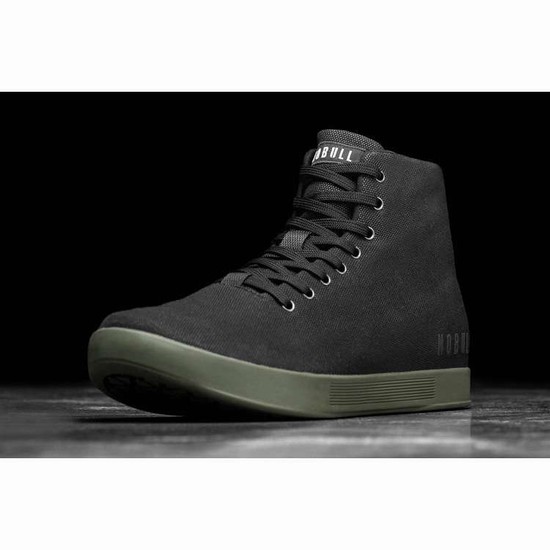 Tenis Deportivos Nobull High-top Black Ivy Lona Trainer Hombre Negros | MX-82990