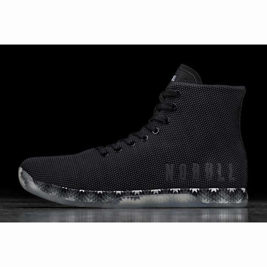 Tenis Deportivos Nobull High-top Black Patchwork Trainer Hombre Negros | MX-61910