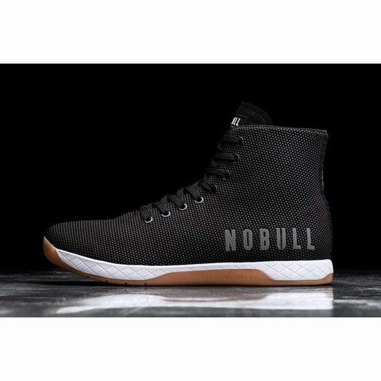 Tenis Deportivos Nobull High-top Black White Gum Trainer Hombre Negros | MX-10488