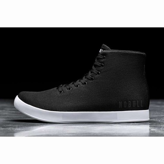 Tenis Deportivos Nobull High-top Black White Lona Trainer Hombre Negros | MX-80919