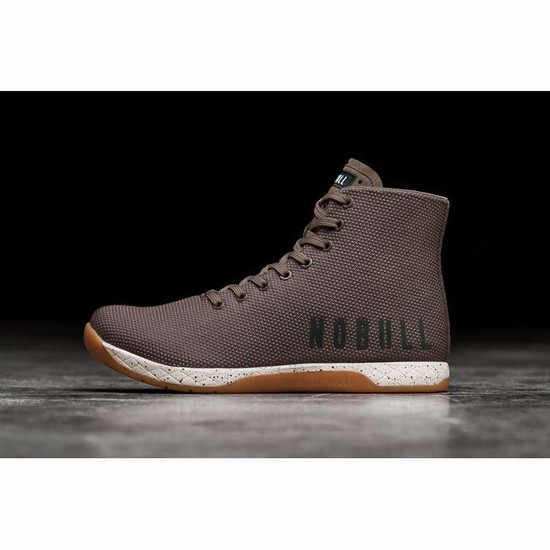 Tenis Deportivos Nobull High-top Chestnut Trainer Hombre Marrom | MX-44181