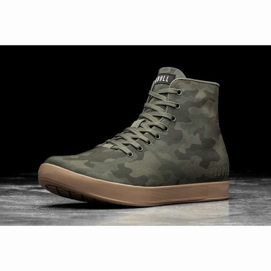 Tenis Deportivos Nobull High-top Dark Forest Camo Lona Trainer Mujer Camuflados | MX-44840