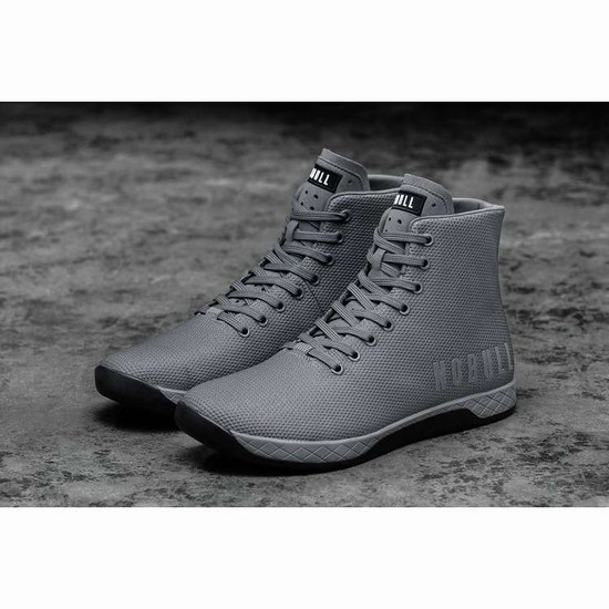 Tenis Deportivos Nobull High-top Dark Grey Black Trainer Hombre Grises | MX-26765