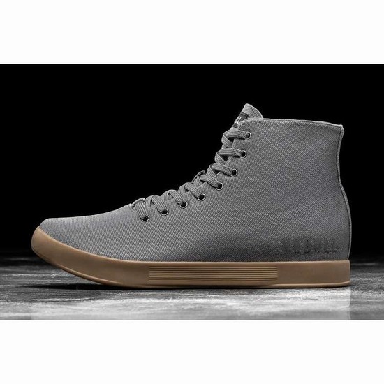 Tenis Deportivos Nobull High-top Dark Grey Gum Lona Trainer Mujer Grises | MX-31519