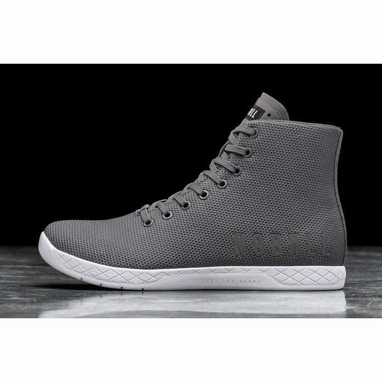 Tenis Deportivos Nobull High-top Dark Grey White Trainer Hombre Grises | MX-32530
