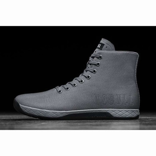 Tenis Deportivos Nobull High-top Dark Grey Black Trainer Mujer Grises | MX-83509